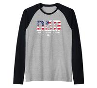 Veteran Dad Hero Legend Father's Day Raglan Baseball Tee