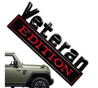 Veteran Edition Car Metal Emblem, Veteran Edition Emblem - Car Emblems and Badges, 3D Letter Badge Stickers, Self-Adhesive Car Stickers for Car, Truck, SUV, Scooter, Body Sticker