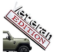 Veteran Edition Emblem - Auto Badge Stickers,3D Letters Badge Decal, Car Stickers Adhesive for Car, Truck, SUV, RV, Scooter, Body Decals