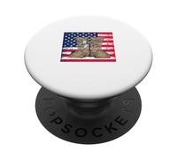 Veteran Father Favorite Veteran Is My Daddy Proud Kids Son PopSockets Adhesive PopGrip