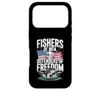 Veteran Fisherman Defender of Freedom Patriotic US Flag Case for iPhone 17 Pro