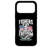 Veteran Fisherman Defender of Freedom Patriotic US Flag Case for iPhone 17 Pro Max