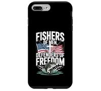 Veteran Fisherman Defender of Freedom Patriotic US Flag Case for iPhone 7 Plus/8 Plus