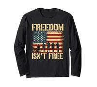 Veteran Freedom Isn't Free - Us Disable Veterans Gift Long Sleeve T-Shirt