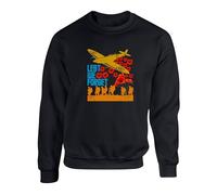 Veteran Remembrance Day Jumper, Poppy Flower Lest We Forget Gift Kids Adults Unisex Sweatshirt Top (Black, 3 Years)