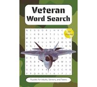 Veteran Word Search: A Patriotic Puzzle Book Honoring America’s Heroes - Perfect for Veterans, Military Families, and Patriotic Holidays | 6x9 inches, ... ... Gifts for Vacations, Holidays, and Travel