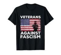 Veterans Against Fascism Vintage US Army Patriotic Soldier T-Shirt