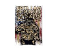 Veterans Army Army Honor Room Soldier Poster Canvas Poster Bedroom Decor Sports Landscape Office Room Decor Gift Unframe: 12x18inch(30x45cm)
