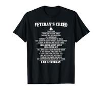 Veteran's creed I'm a veteran I have seen and done things T-Shirt