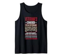 Veteran's Creed I'm A Veteran Tank Top
