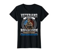Veterans Day 2021 Patriotic American Flag Military Soldier Value Graphic T-Shirt