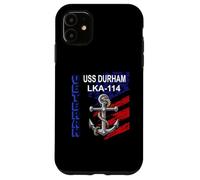 Veterans Day Amphibious Cargo Ship USS Durham LKA-114 Case for iPhone 11