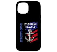 Veterans Day Amphibious Cargo Ship USS Durham LKA-114 Case for iPhone 15