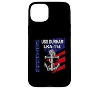 Veterans Day Amphibious Cargo Ship USS Durham LKA-114 Case for iPhone 15 Plus