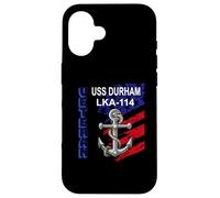 Veterans Day Amphibious Cargo Ship USS Durham LKA-114 Case for iPhone 16