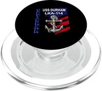 Veterans Day Amphibious Cargo Ship USS Durham LKA-114 PopSockets PopGrip for MagSafe