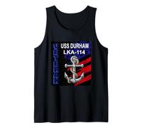 Veterans Day Amphibious Cargo Ship USS Durham LKA-114 Tank Top