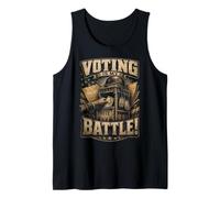 Veterans Day Democratic Veteran Voting is My Battle Tank Top
