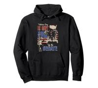 Veterans Day Is Not Up For Debate American Flag Patriotic Pullover Hoodie