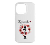 Veterans Day, Red Poppy, Flanders Field, Remember Case for iPhone 14 Pro Max