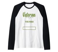 Veterans Day Veterans The Man The Myth The Legend Raglan Baseball Tee