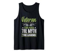 Veterans Day Veterans The Man The Myth The Legend Tank Top