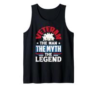 Veterans Day Veterans The Man The Myth The Legend Tank Top