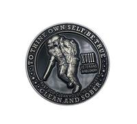 Veterans in Recovery AA Chip Sobriety Coin (1-60 Years) with Third Step Prayer on The Back. My Recovery Store AA Medallion