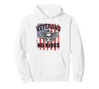 Veterans No Kings USA Flag America Pullover Hoodie