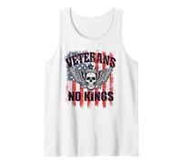 Veterans No Kings USA Flag America Tank Top
