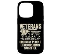 Veterans Ordinary People Extraordinary Sacrifice Veteran Case for iPhone 14 Pro