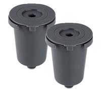 Veterger Replacement Parts 2pcs SS-RFC HomeBarista Reusable Filters Cup, Compatible with Cuisinart Single Serve Coffee Makers