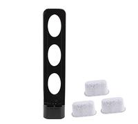Veterger Replacement Parts Water Filter Holder with 3 Pack Charcoal Water Filters,Compatible with cuisinart Coffee Maker (Black)