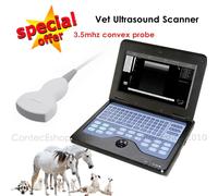 Veterianry Ultrasound Scanner Digital Laptop Machine Animal 3.5MConvex Probe VET