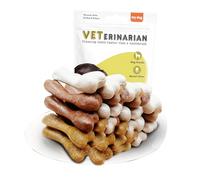Veterinarian Dental Dog Chew Sticks, Chicken and Beef Flavours, Multiple Sizes 85-425g, Tartar Control (B)