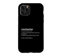 Veterinarian Dictionary Funny Pet Care Case for iPhone 11 Pro