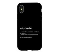 Veterinarian Dictionary Funny Pet Care Case for iPhone X/XS