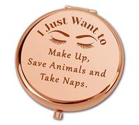 Veterinarian Gifts for Women Animal Rescue Gift Compact Makeup Mirror for Vet Tech Dog Mum Cat Mum Animal Lover Gift Christmas Birthday Appreciation Gifts for Her