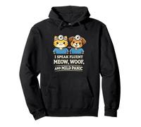 Veterinarian I Speak Fluent Meow Woof And Mild Panic Pullover Hoodie