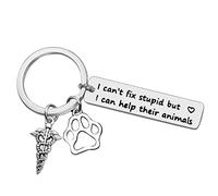 Veterinarian Keyring Birthday Gifts for Veterinarian Vet Tech Appreciation Keyring Gifts I Can Help Their Animals Keychain Veterinary Technician Gifts Veterinarian Medicine Graduation Gift