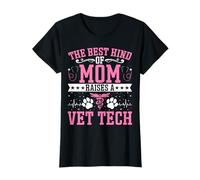 Veterinarian's Mom - The Best Kind of Mom Raises a Vet Tech T-Shirt