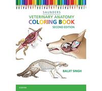 Veterinary Anatomy Coloring Book, 2e - Paperback NEW SAUNDERS (Autho 2015-06-19