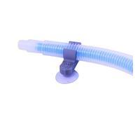 Veterinary Anesthesia F Circuit Holder for Surgery Table - Durable Chemical-Resistant Plastic Clamp Secures Universal Breathing Circuits to Flat Surfaces