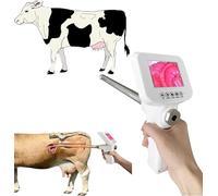 Veterinary Artificial Insemination Kit - Rotatable AI Gun & Endoscope for Effective Breeding in Cattle & Horses