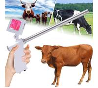 Veterinary Artificial Insemination Kit with Visual Sperm Gun, 45° Bevel Rotatable Screen & Endoscope, Cloth Tote Bag Included for Effective Animal Breeding