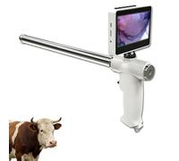 Veterinary Artificial Insemination Tool with Endoscope Camera, Adjustable LCD Screen for Cattle and Horse Breeding on Farms