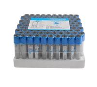 Veterinary Blood Collection Tubes, 2ml Coagulation Tubes with Buffered Sodium, 100 Pack for Blood Testing and Veterinary Use