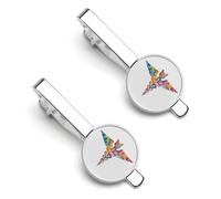 Veterinary Cat Scepters Men's Tie Clips Necktie Bar Pin Formal Business Suit Accessories 2-Pack