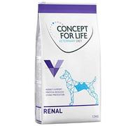 Veterinary Concept for Life Diet Dog Renal 12kg Low Protein & Phosphorus Therapeutic Complete Dry Food Adult Dogs Chronic Renal Insufficiency Reduce Calcium Oxalate & Uric Acid Stone Formation