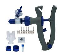Veterinary Continuous Dosing Device 1ml/2ml /5ml Automatic Veterinary Continuous Syringe Animal Injection Adjustable Vaccine For Livestock Pig Cattle Sheep(Type1 5ml)